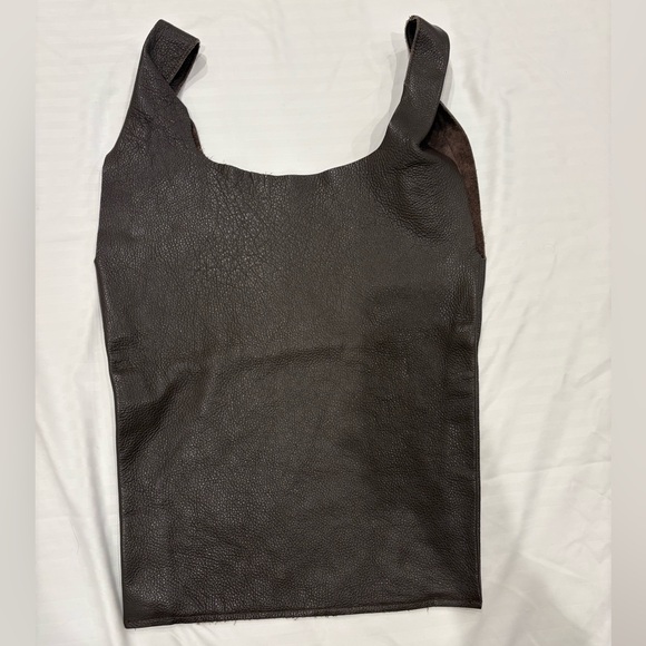 BAGGU Dark Brown Tote Bag - Picture 1 of 3